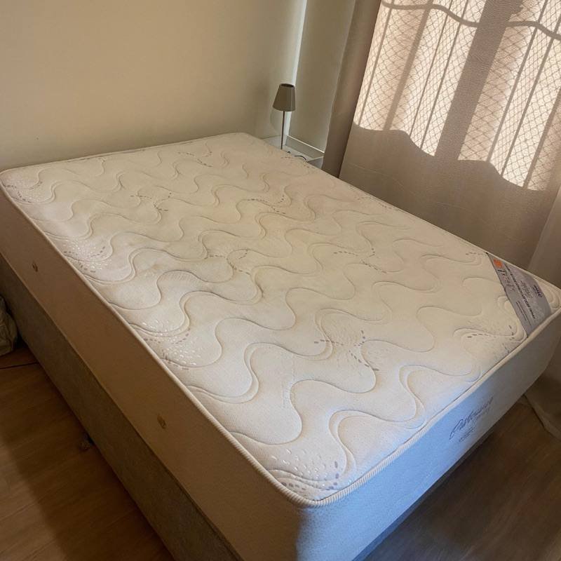 Colchão limpo após higienização HigiMafra